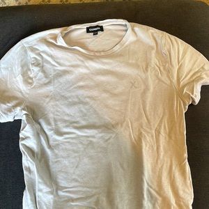 Grey Express short sleeve shirt, size medium